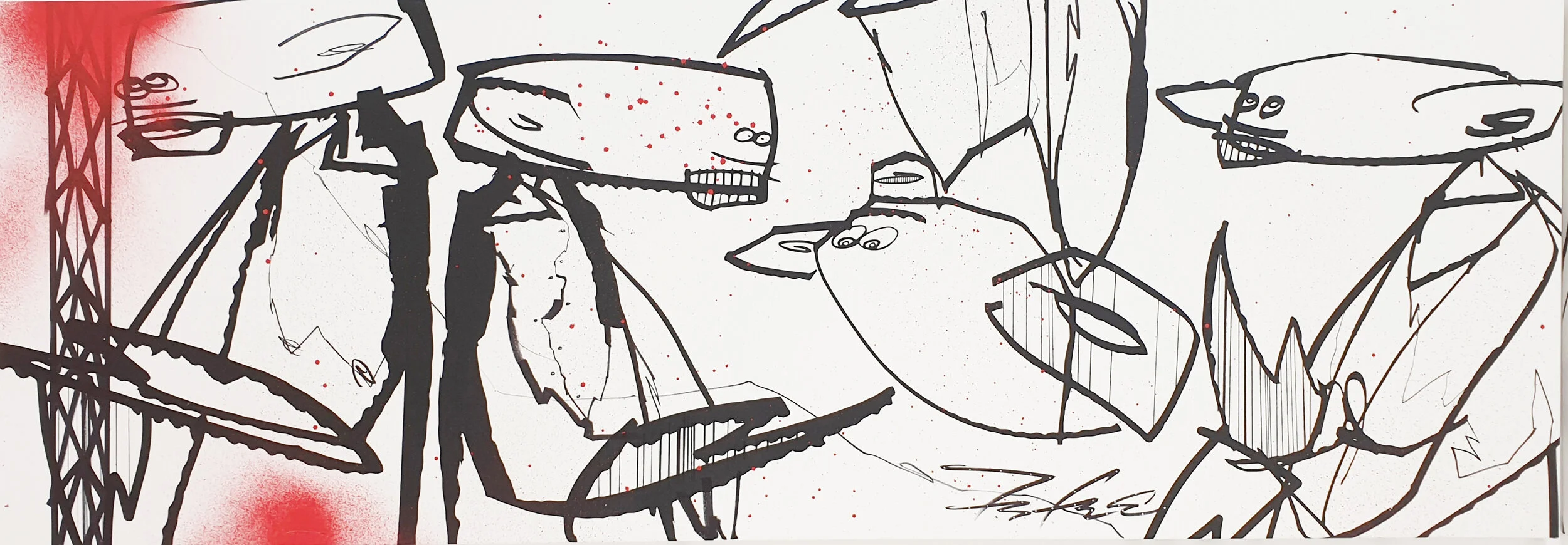 FUTURA Graffiti Art 1/1 2001年 Lenny 世界1点（Futura 2000